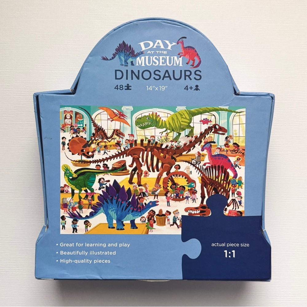 Crocodile Creek “Day at the Museum” Dinosaur Puzzle - 48 pieces - Picture 2 of 5